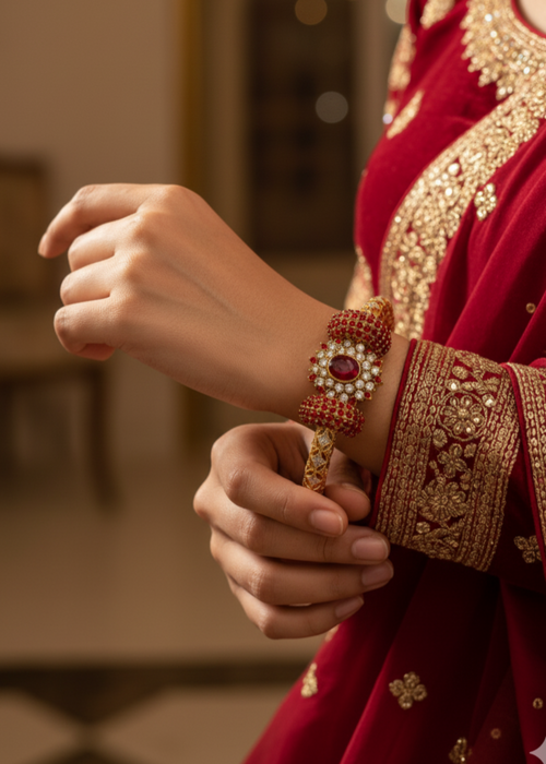 Shop the Nura Bangles from Zarosh Jewel