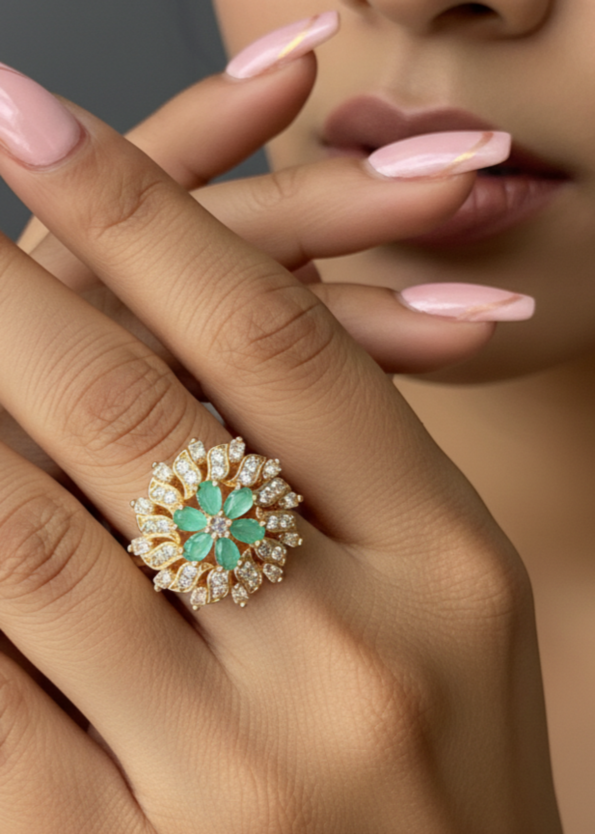 Shop the Nurella Bloom Ring from Zarosh Jewel