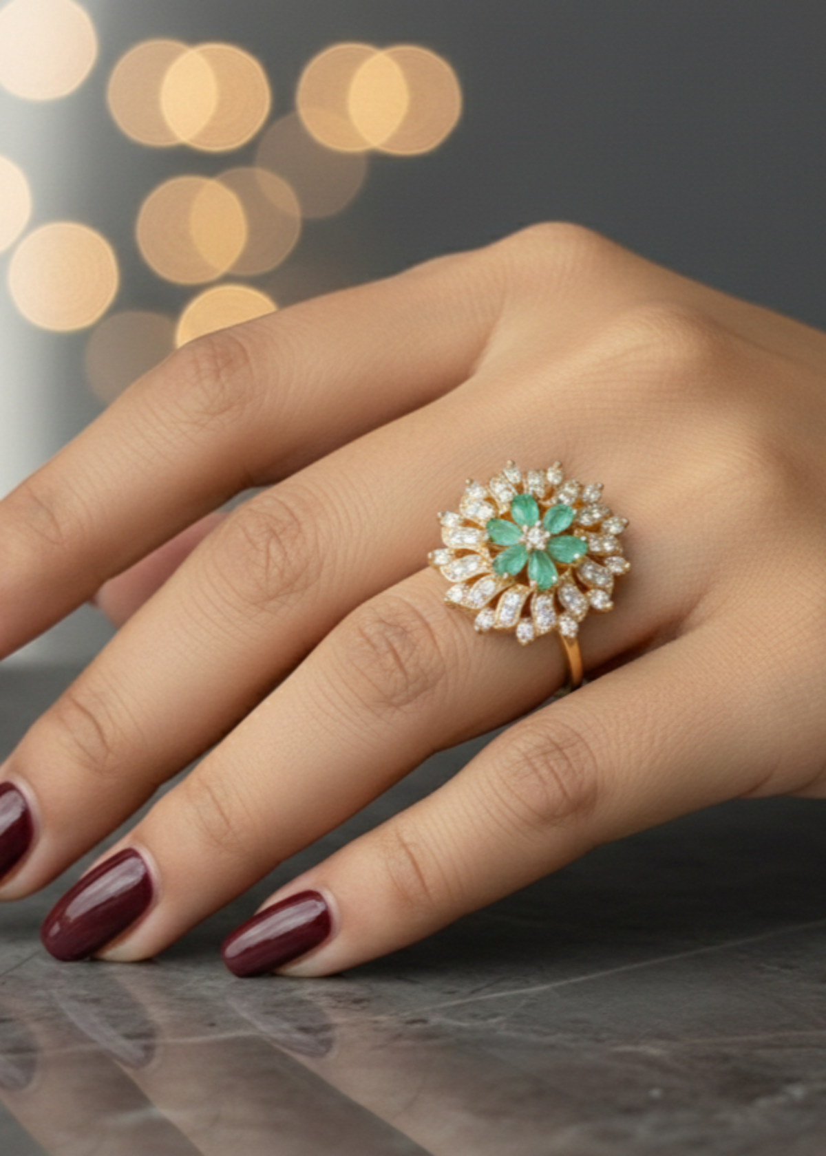 Shop the Nurella Bloom Ring from Zarosh Jewel