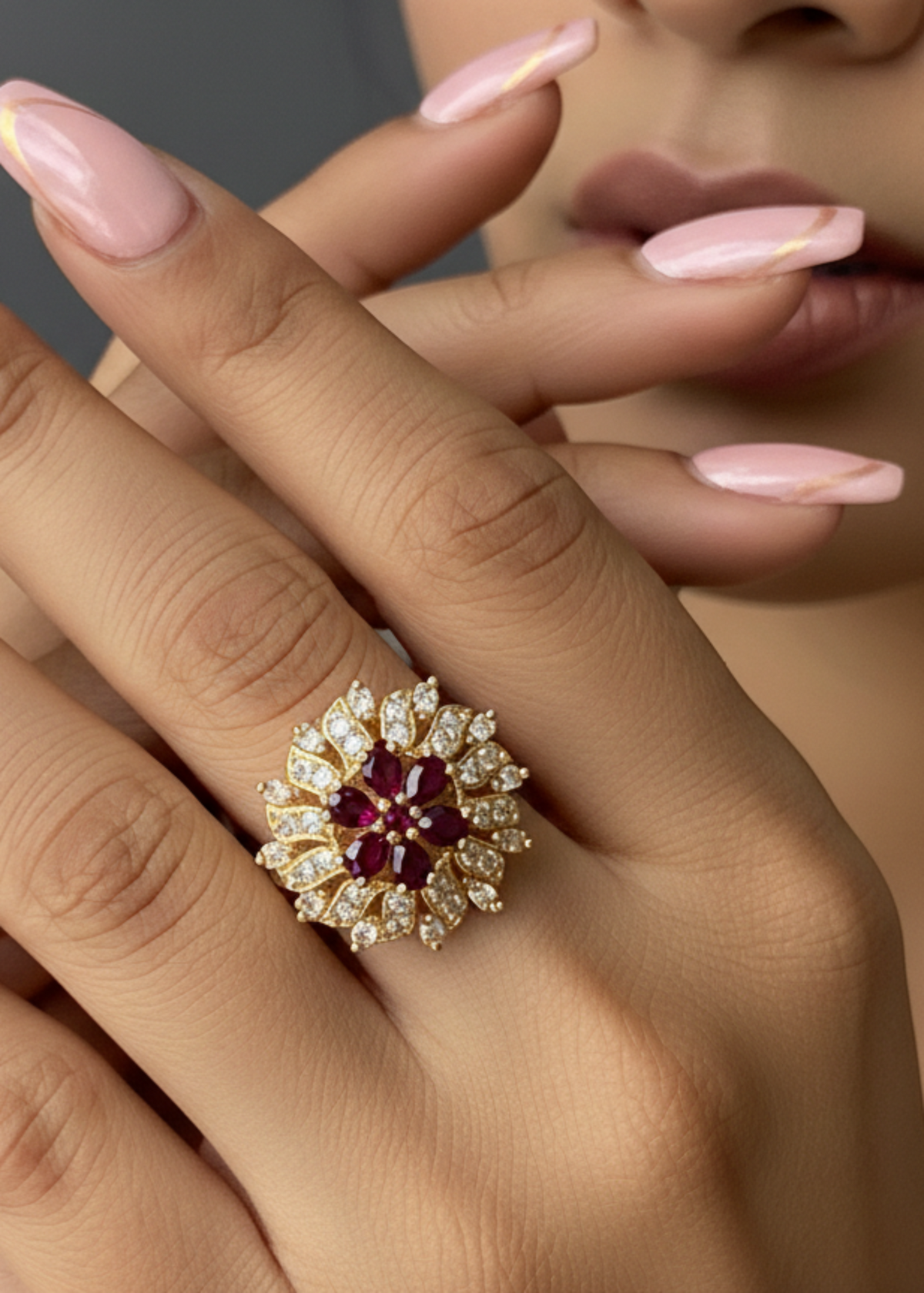 Shop the Nurella Bloom Ring from Zarosh Jewel
