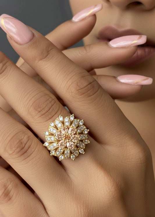 Nurella Bloom Ring by Zarosh Jewel