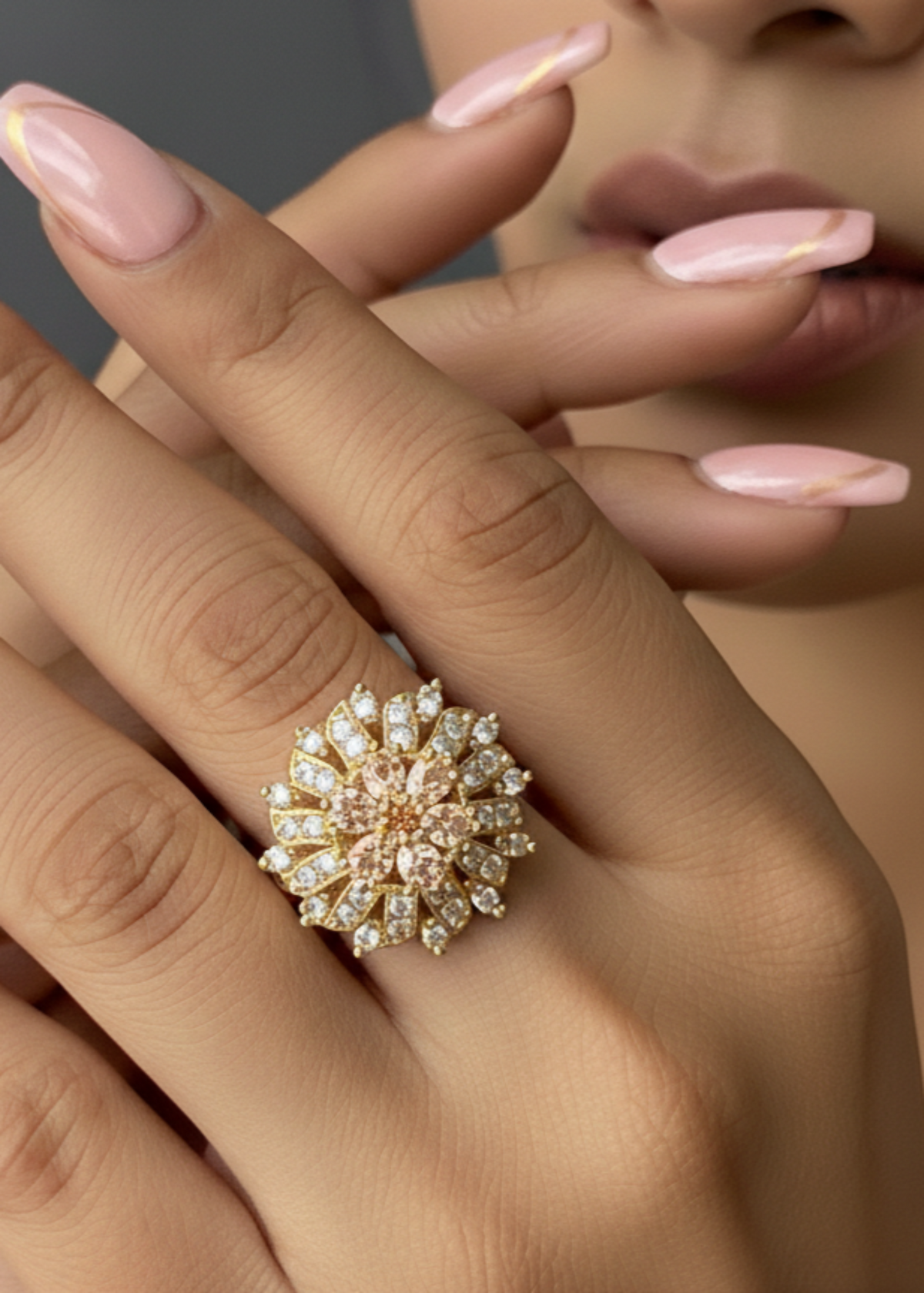 Nurella Bloom Ring by Zarosh Jewel