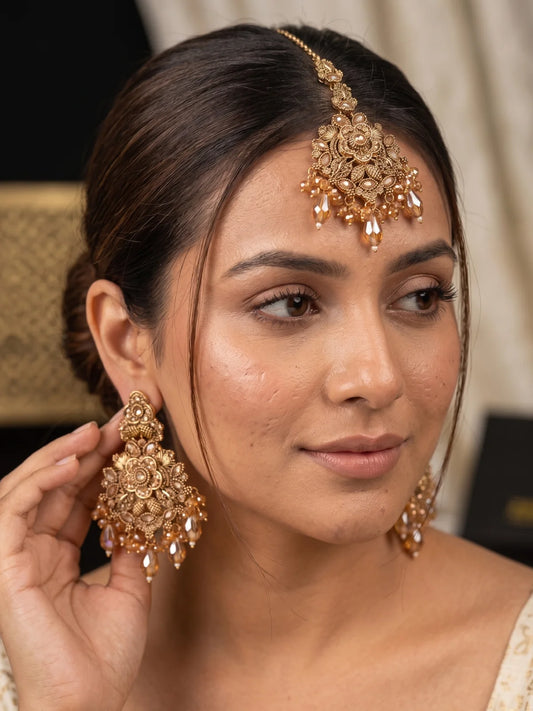 Olivia Earrings Tikka | ZAROSH JEWEL
