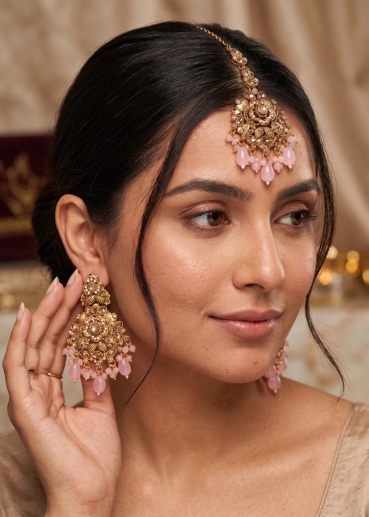 Shop the Olivia Earrings Tikka from Zarosh Jewel