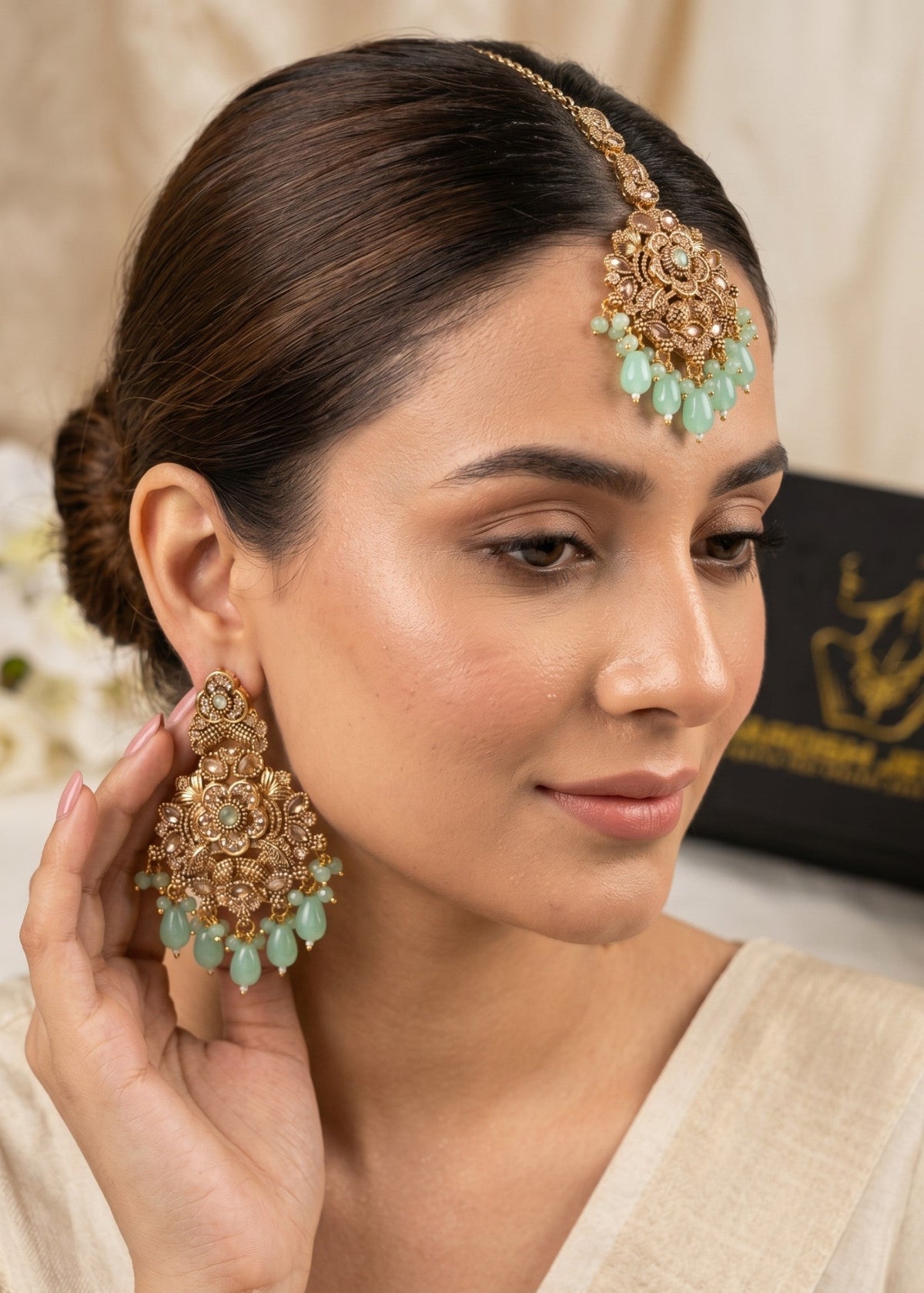 Shop the Olivia Earrings Tikka from Zarosh Jewel