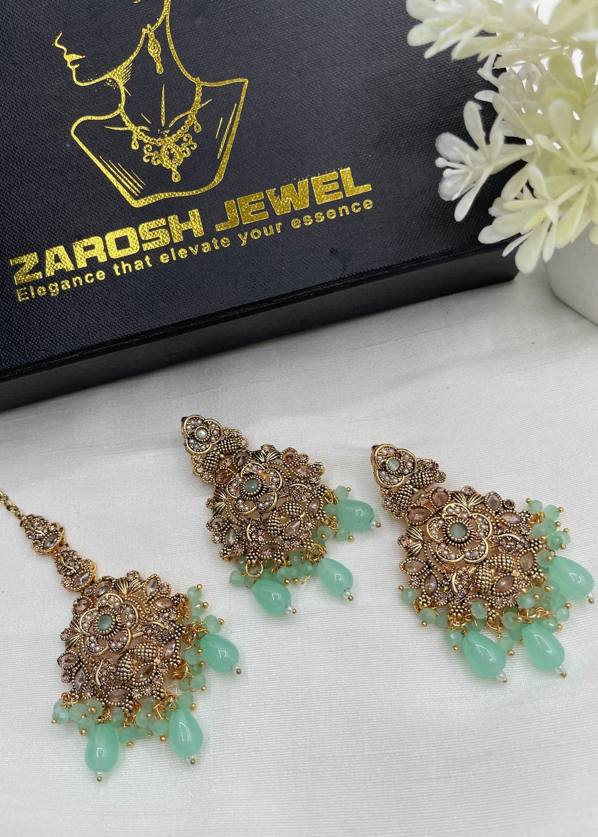 Shop the Olivia Earrings Tikka from Zarosh Jewel