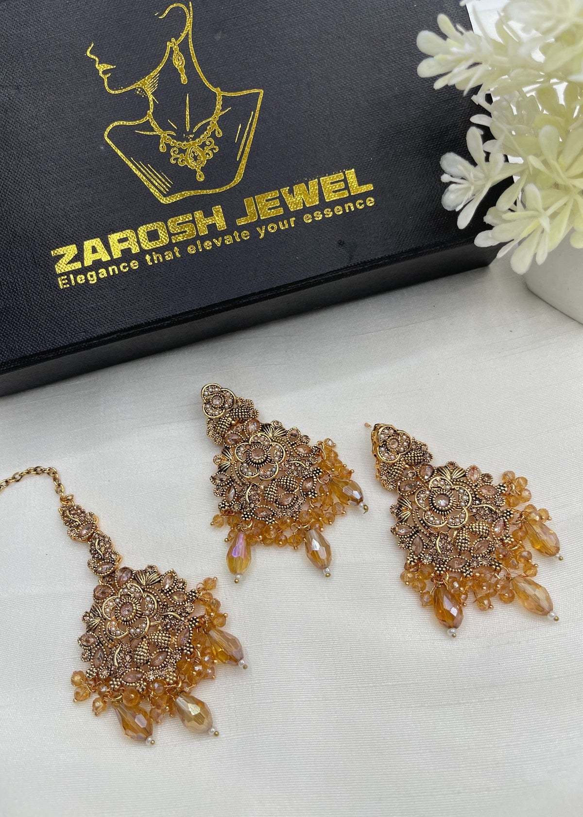 Shop the Olivia Earrings Tikka from Zarosh Jewel