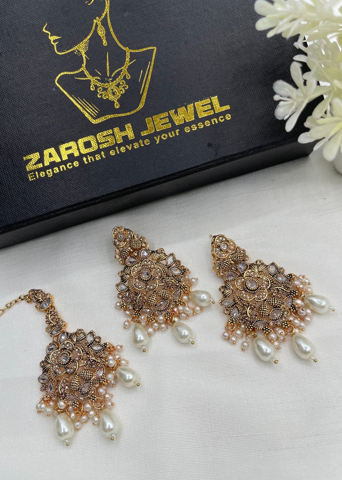 Shop the Olivia Earrings Tikka from Zarosh Jewel