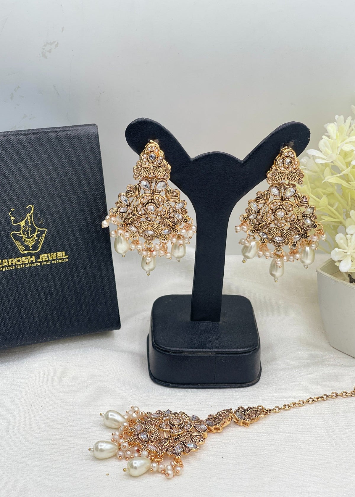 Shop the Olivia Earrings Tikka from Zarosh Jewel