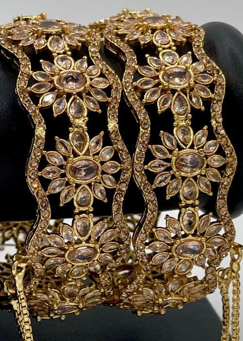 Shop the Opulent Vine Bangles Openable from Zarosh Jewel