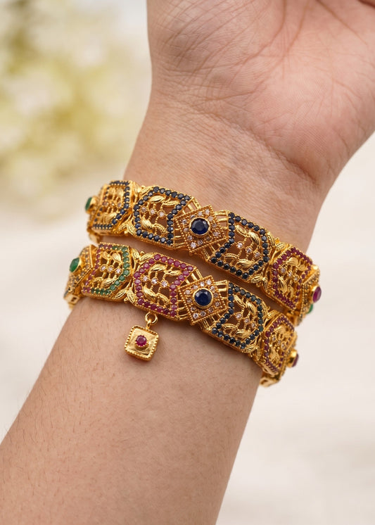 Orla Heritage Bangle by Zarosh Jewel