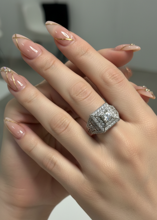 Shop the Parisa Adjustable Ring from Zarosh Jewel