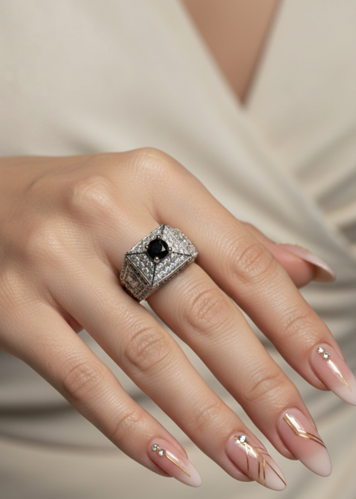 Shop the Parisa Adjustable Ring from Zarosh Jewel