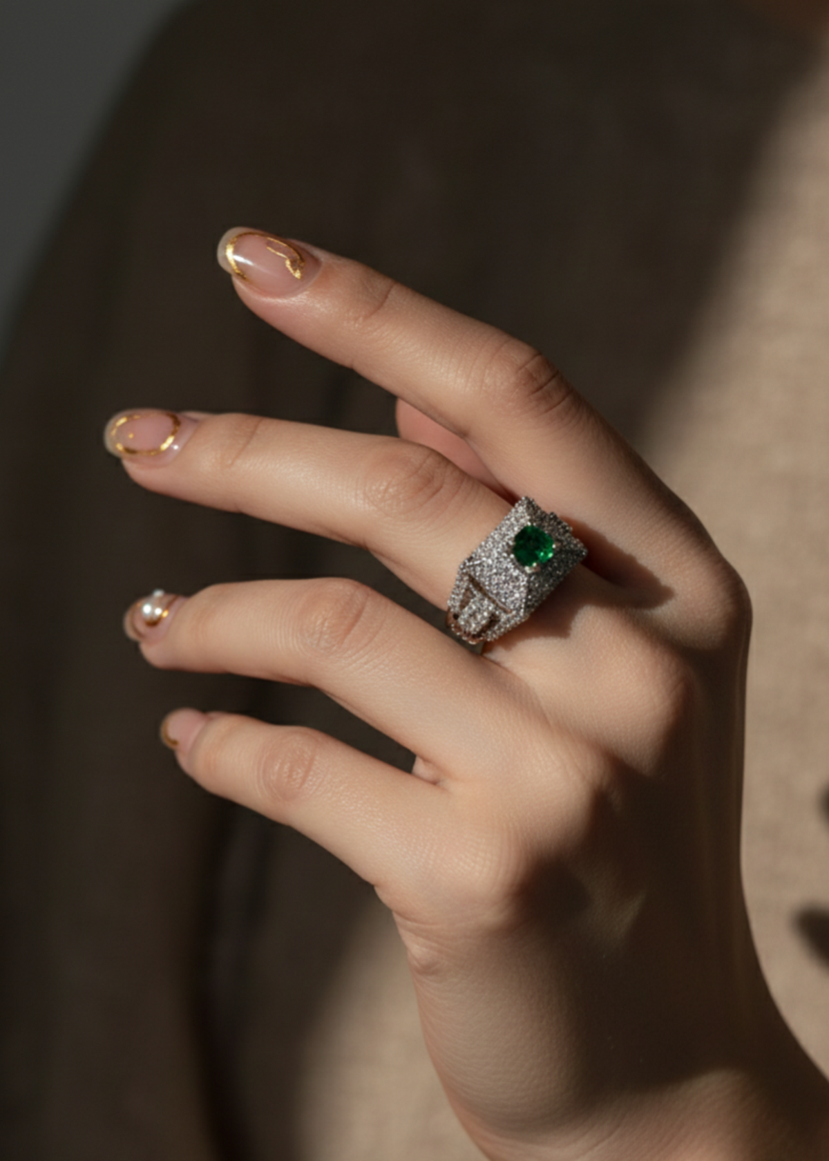 Shop the Parisa Adjustable Ring from Zarosh Jewel