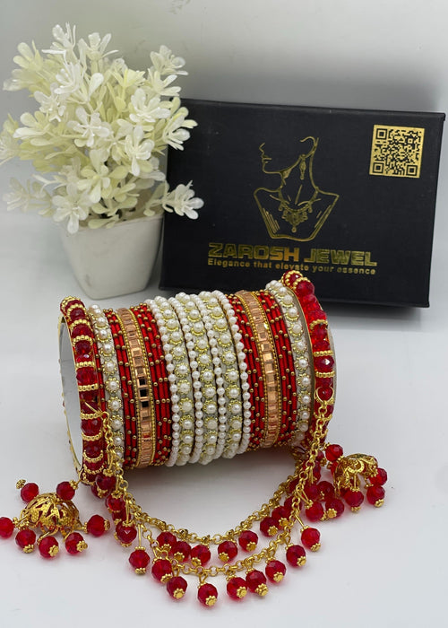 Parisa Bangle Set by Zarosh Jewel