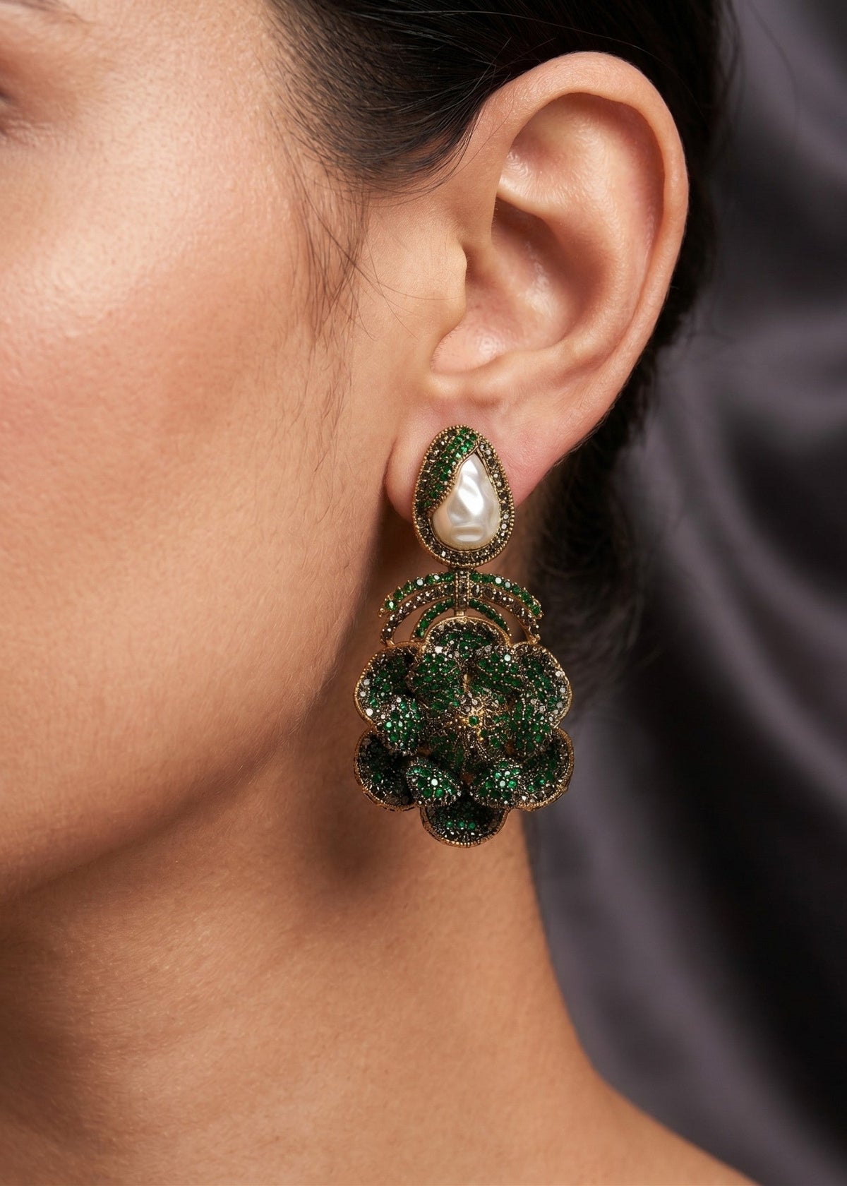 Parisha Earrings by Zarosh Jewel