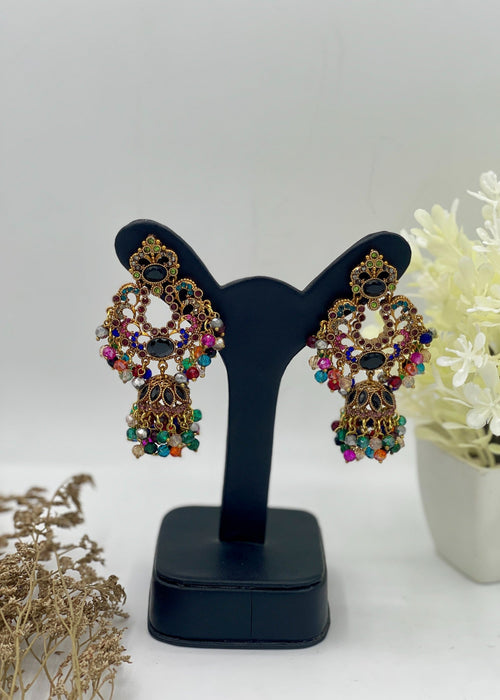 Shop the Qamar Jhumkay from Zarosh Jewel