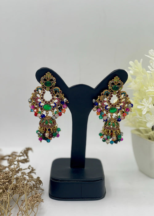 Shop the Qamar Jhumkay from Zarosh Jewel