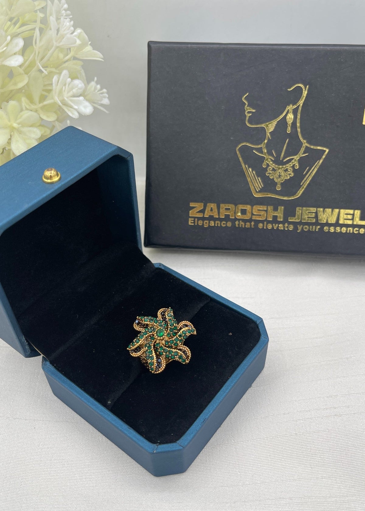 Shop the Qudsia Elegent Ring from Zarosh Jewel