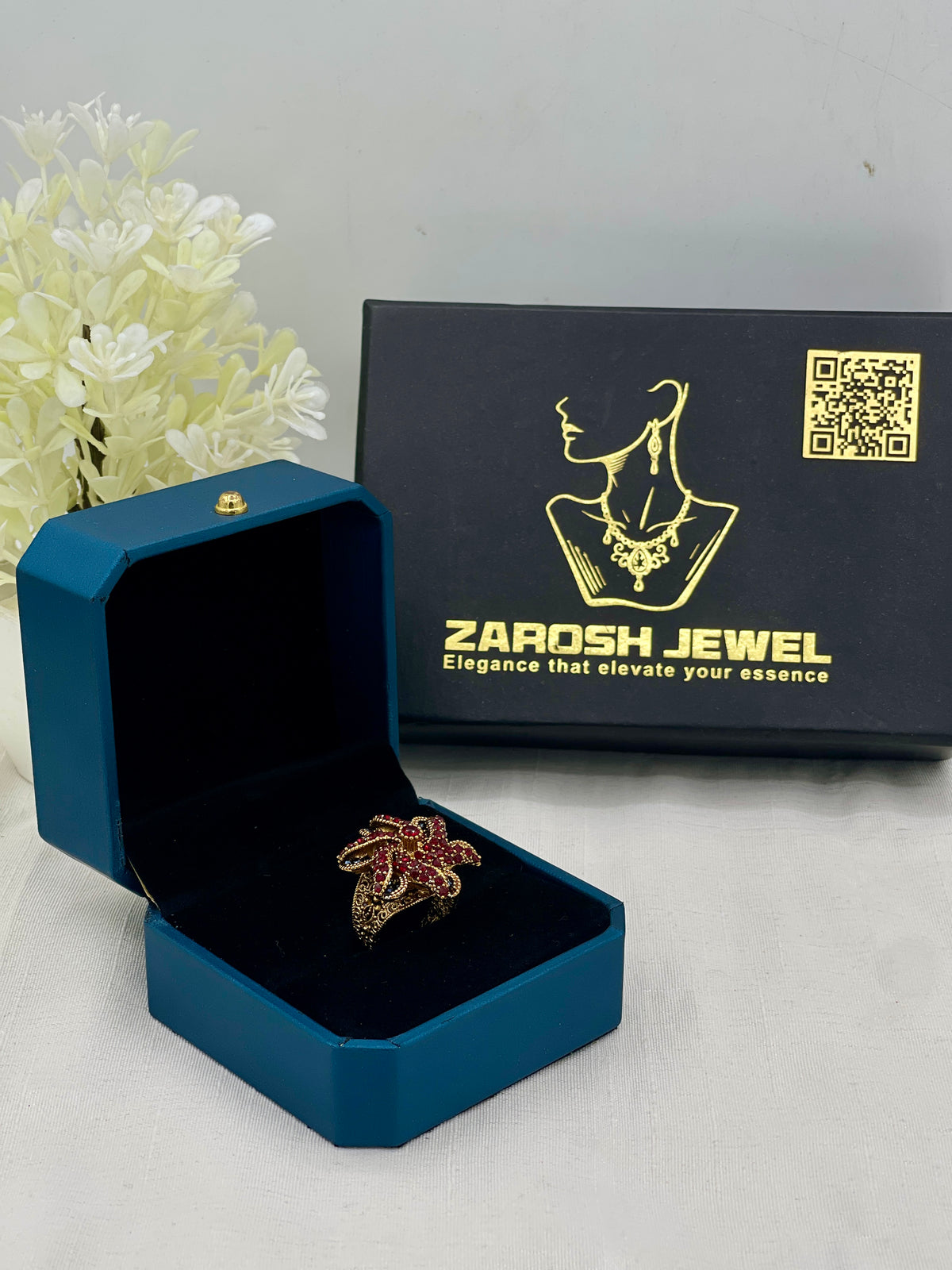 Shop the Qudsia Elegent Ring from Zarosh Jewel