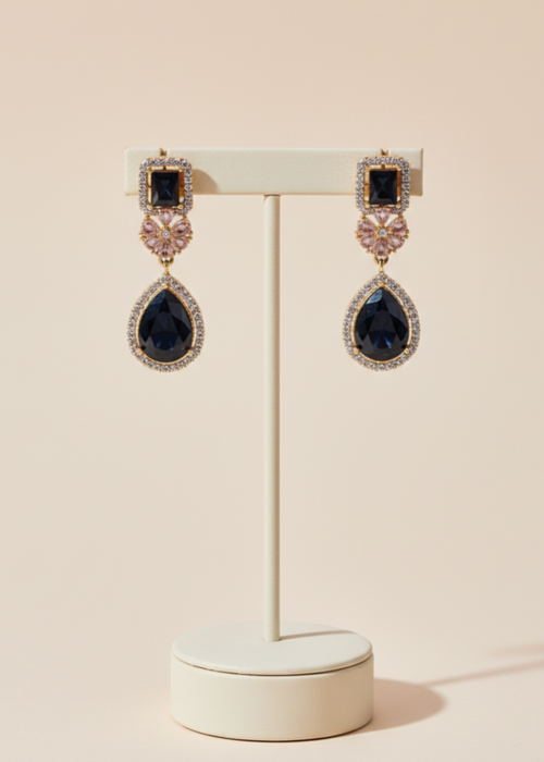Shop the Radiant Grace Drop Earrings from Zarosh Jewel