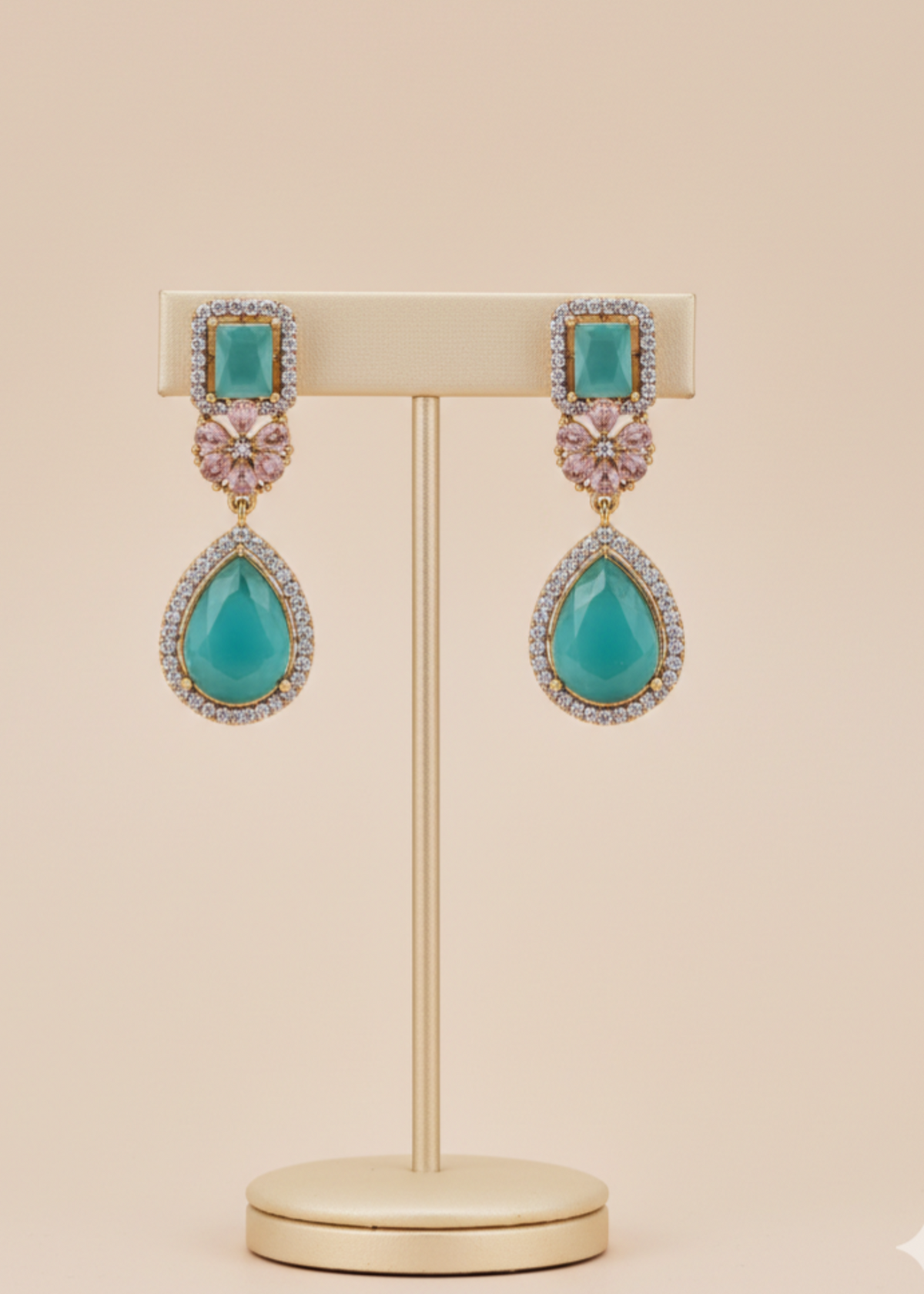 Shop the Radiant Grace Drop Earrings from Zarosh Jewel