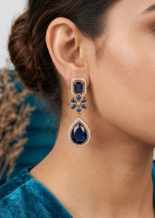 Shop the Radiant Grace Drop Earrings from Zarosh Jewel