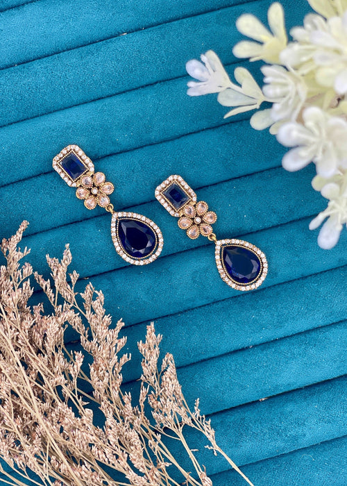 Shop the Radiant Grace Drop Earrings from Zarosh Jewel
