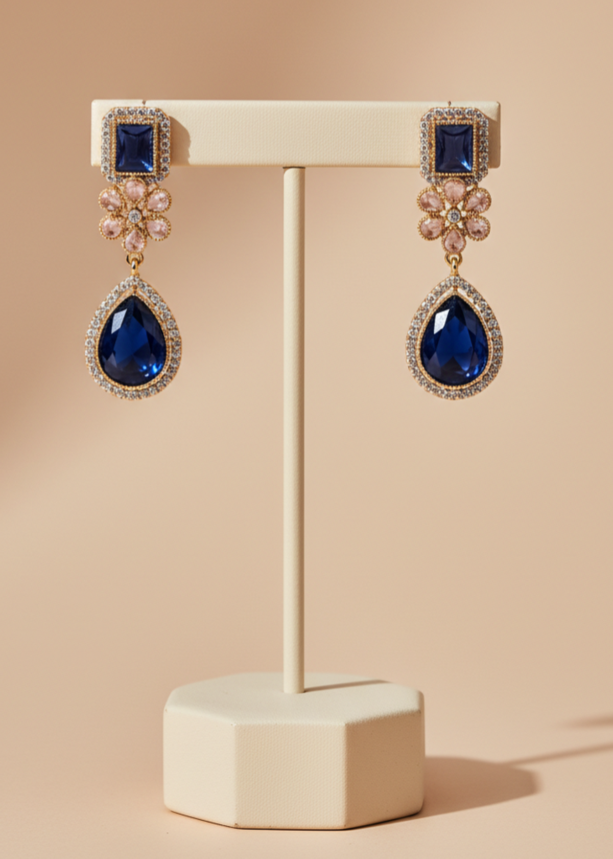 Shop the Radiant Grace Drop Earrings from Zarosh Jewel