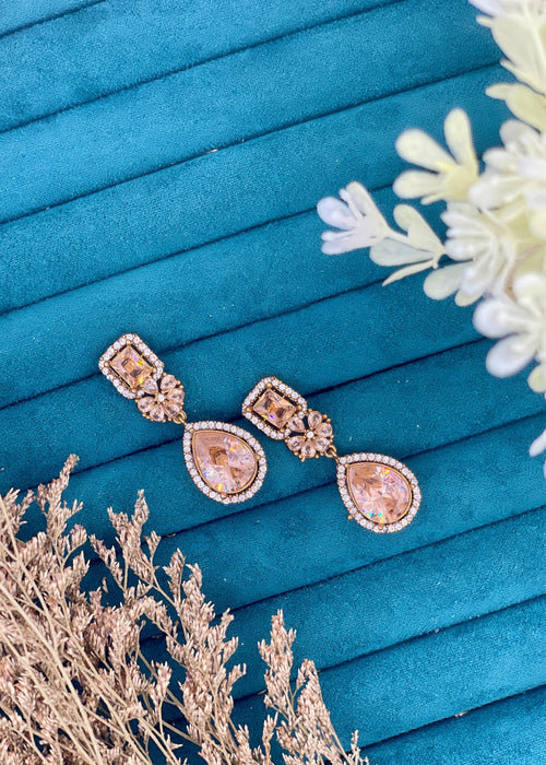 Shop the Radiant Grace Drop Earrings from Zarosh Jewel