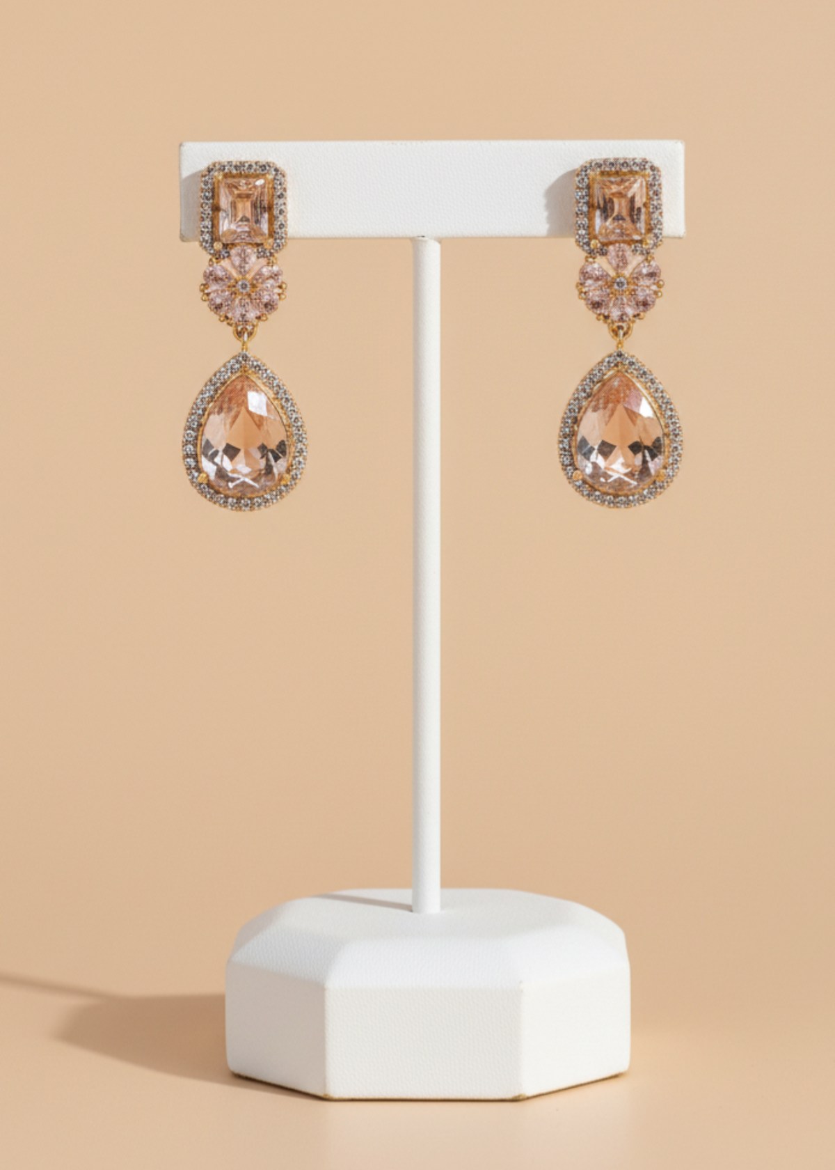 Shop the Radiant Grace Drop Earrings from Zarosh Jewel