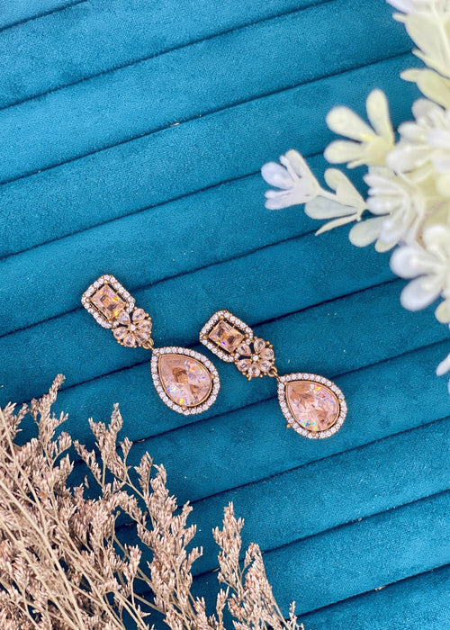 Shop the Radiant Grace Drop Earrings from Zarosh Jewel