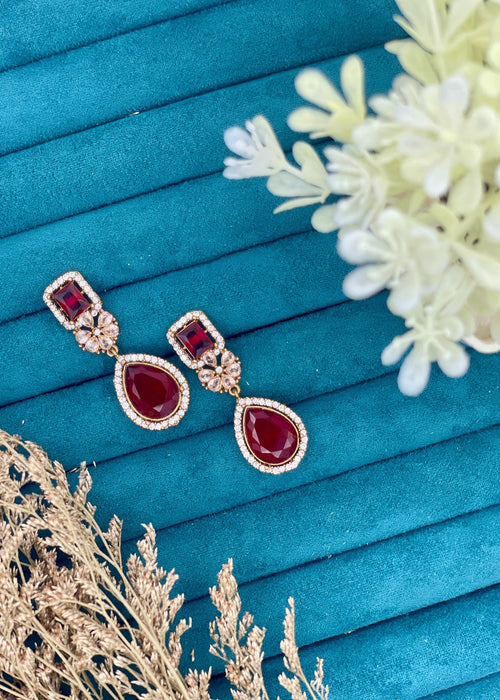 Shop the Radiant Grace Drop Earrings from Zarosh Jewel