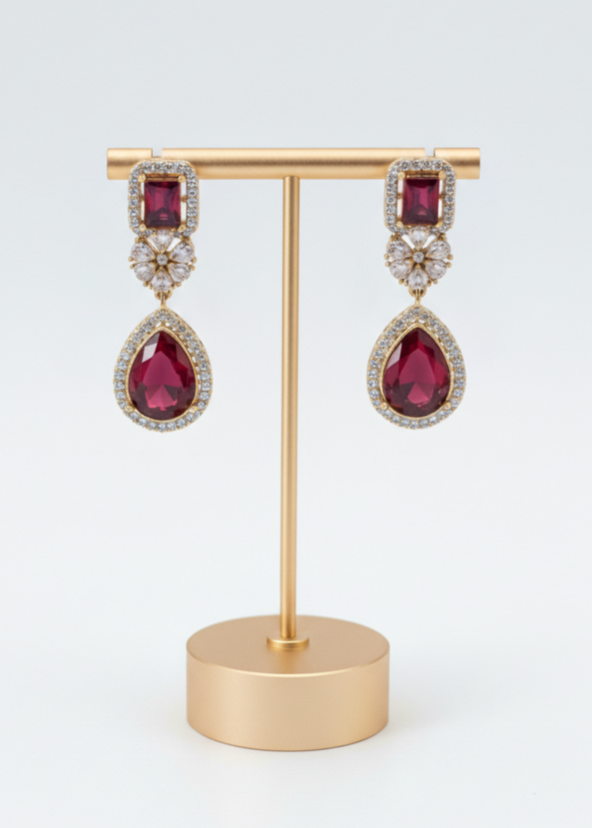 Shop the Radiant Grace Drop Earrings from Zarosh Jewel