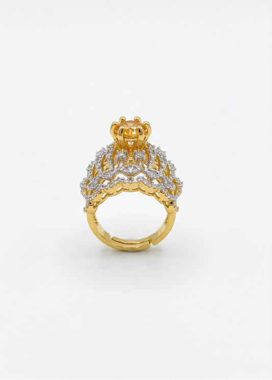Shop the Rafa Gold Plated Ring from Zarosh Jewel
