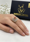 Shop the Rafa Gold Plated Ring from Zarosh Jewel