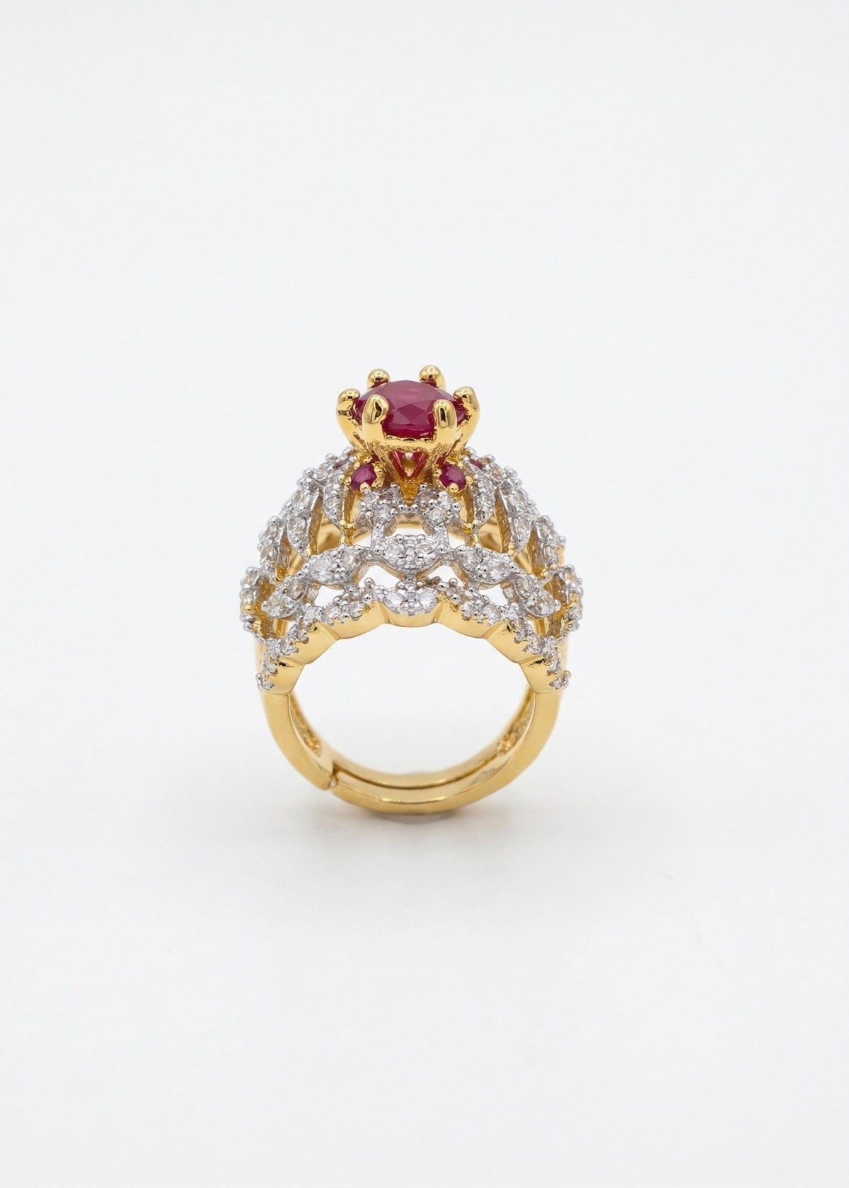 Shop the Rafa Gold Plated Ring from Zarosh Jewel