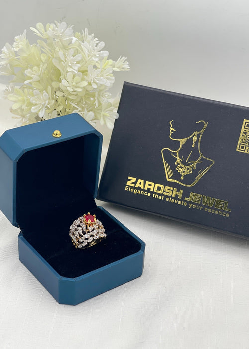 Shop the Rafa Gold Plated Ring from Zarosh Jewel