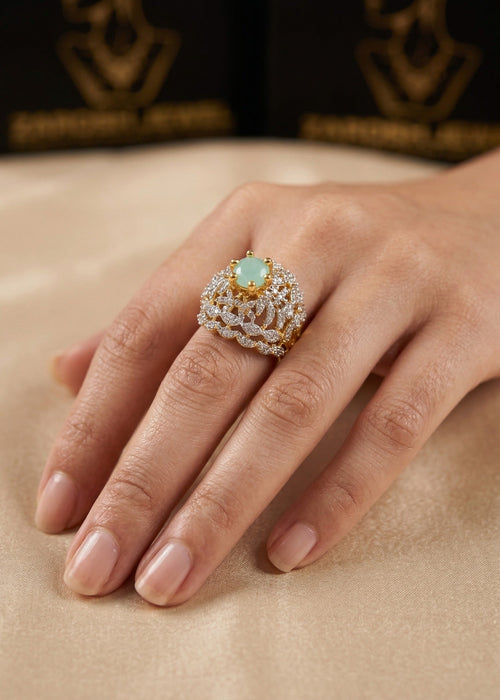 Shop the Rafa Gold Plated Ring from Zarosh Jewel