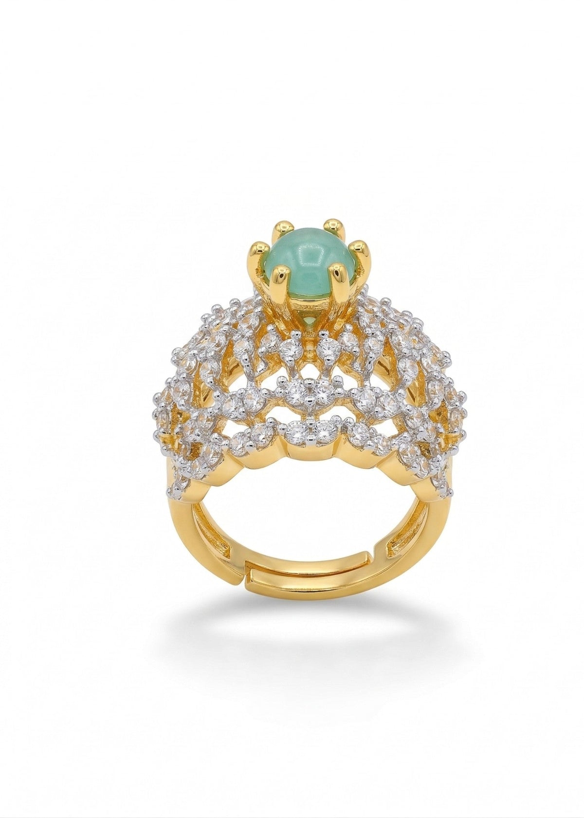 Shop the Rafa Gold Plated Ring from Zarosh Jewel
