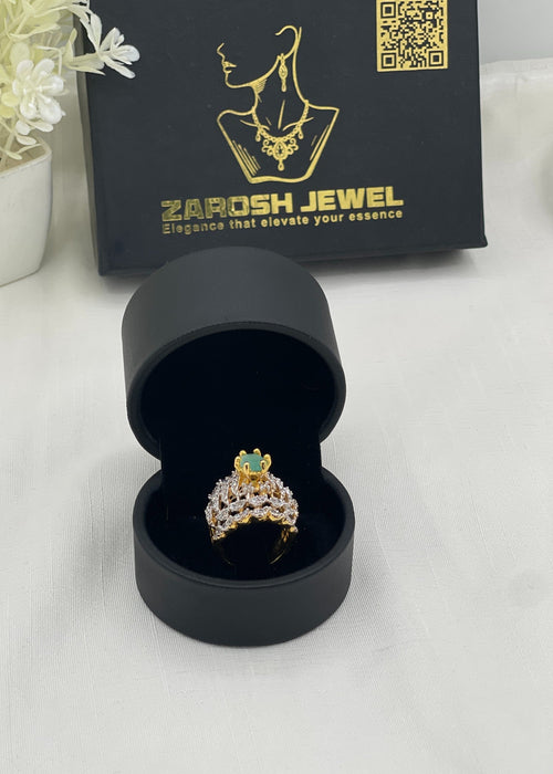 Shop the Rafa Gold Plated Ring from Zarosh Jewel