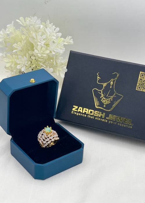 Shop the Rafa Gold Plated Ring from Zarosh Jewel