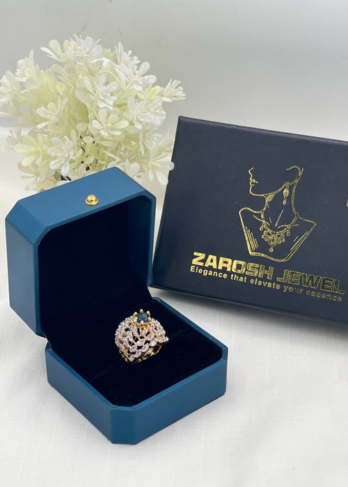 Shop the Rafa Gold Plated Ring from Zarosh Jewel