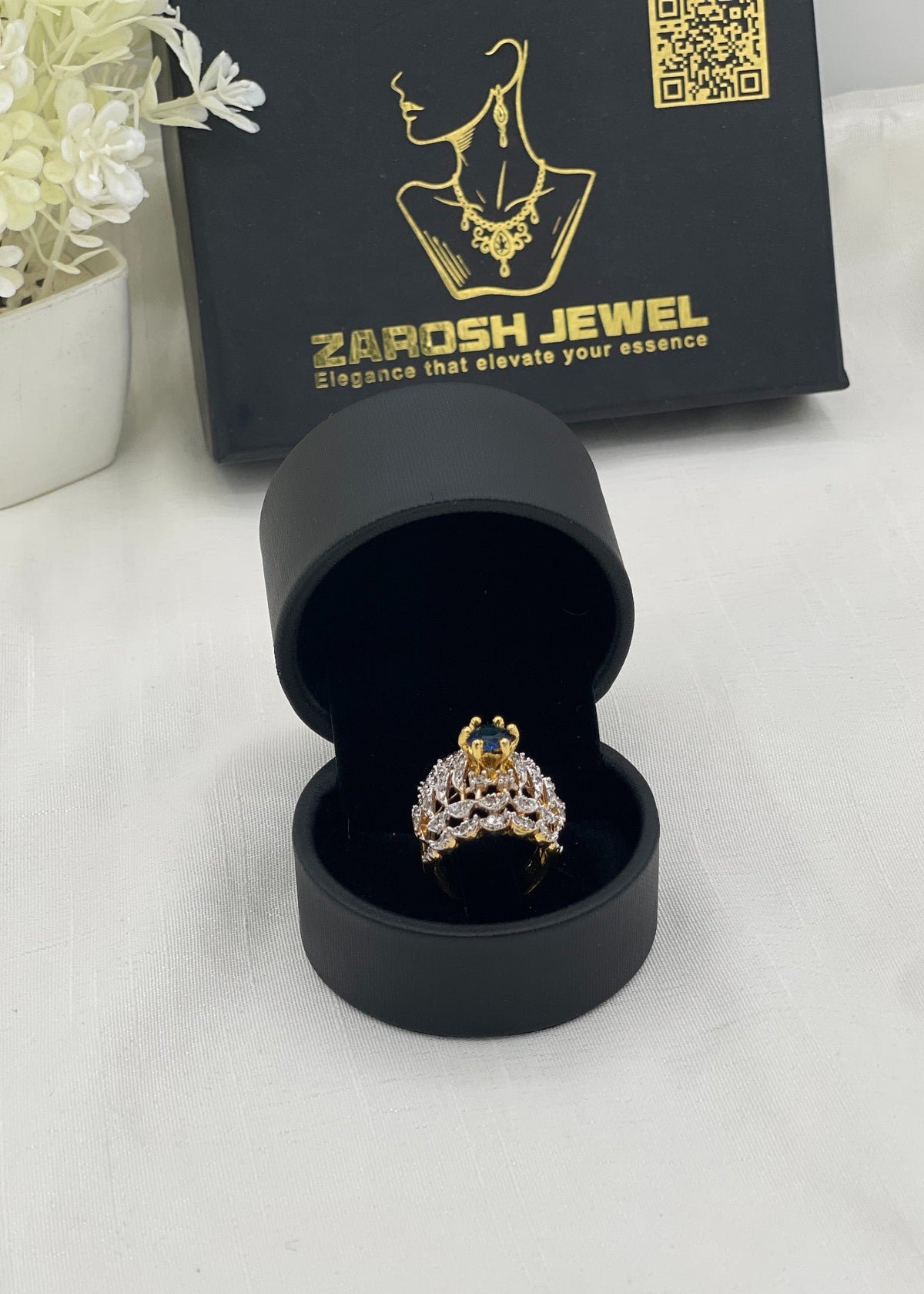 Shop the Rafa Gold Plated Ring from Zarosh Jewel