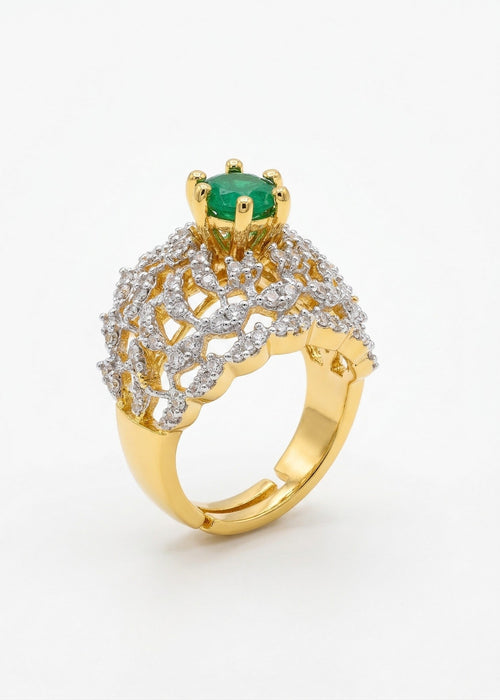 Shop the Rafa Gold Plated Ring from Zarosh Jewel