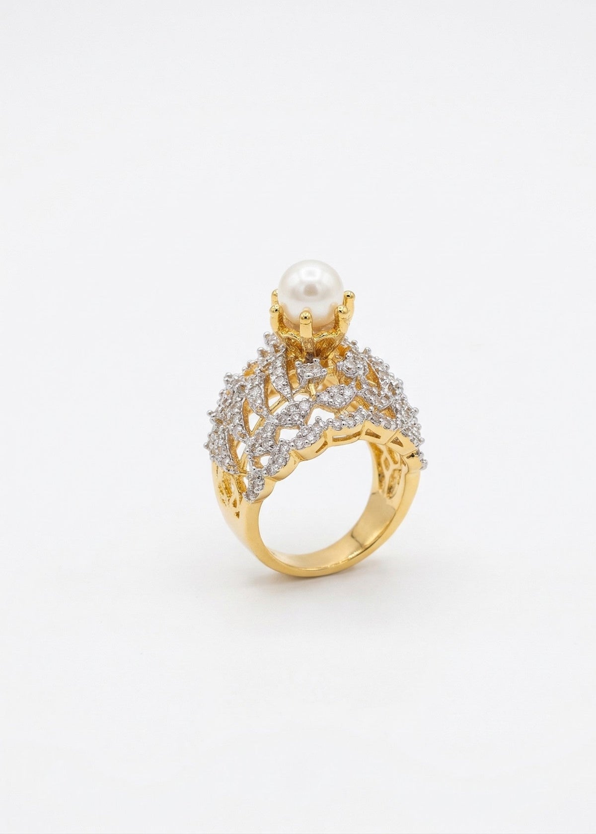 Shop the Rafa Gold Plated Ring from Zarosh Jewel