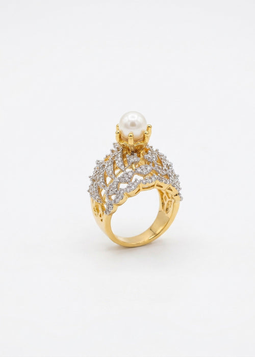 Shop the Rafa Gold Plated Ring from Zarosh Jewel