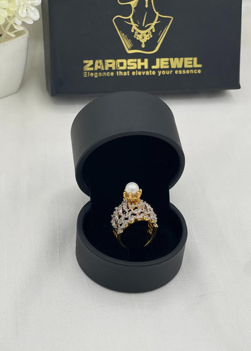 Shop the Rafa Gold Plated Ring from Zarosh Jewel