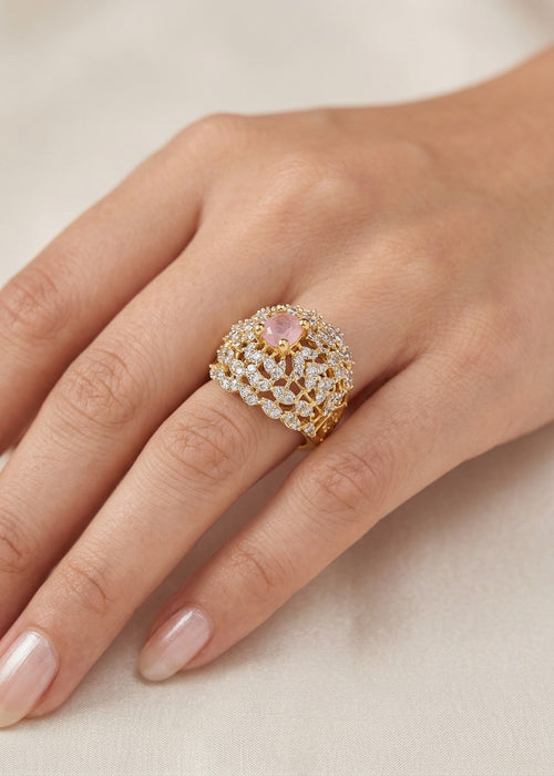 Shop the Rafa Gold Plated Ring from Zarosh Jewel