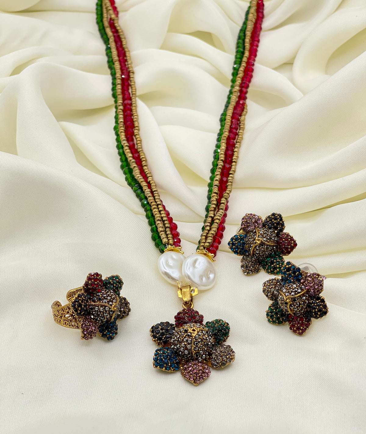 Shop the Rafeea Heritage Malla from Zarosh Jewel